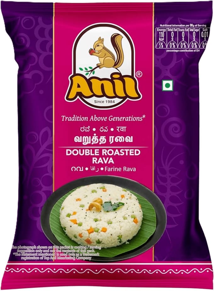 Anil - Extra Geroosterde Rava - Double Roasted Rava - 3x 1 kg
