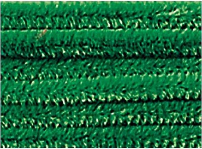 Chenilledraad Folia 50cm lang - 10 stuks mosgroen