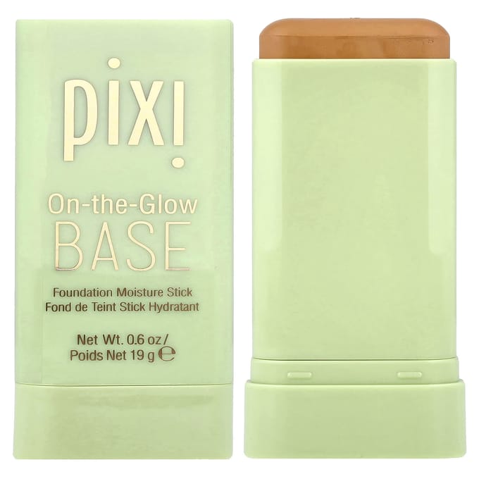 Pixi Beauty, Base On the Glow, Fond de teint stick hydratant, Bronzage, 19g (0,6 oz) beige