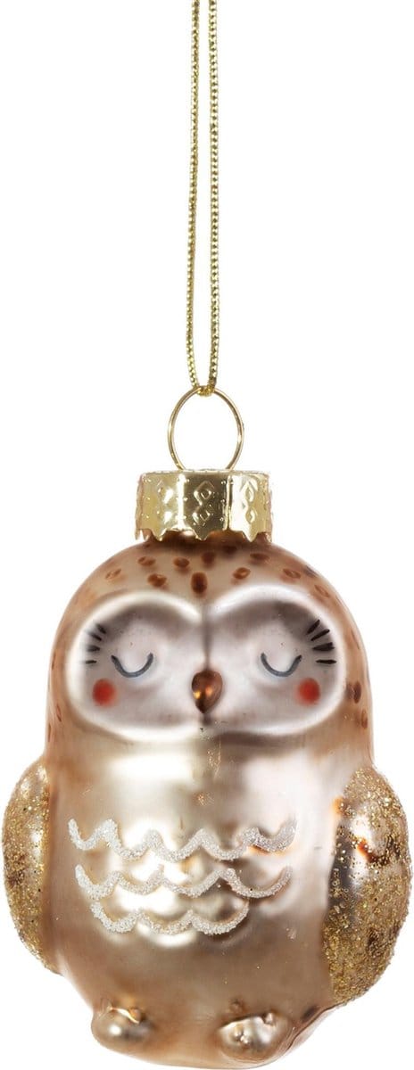 Baby uil kerstbal - Sass & Belle
