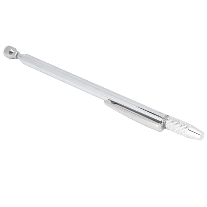 Pince télescopique LAN ?5006 Acier Inoxydable 2lb Aimant Permanent Outil Stylo de Ramassage Argent gray
