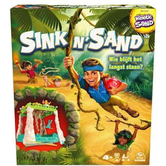 Sink N’ Sand - Actiespel met Kinetic Sand – Bordspel – vanaf 4 jaar