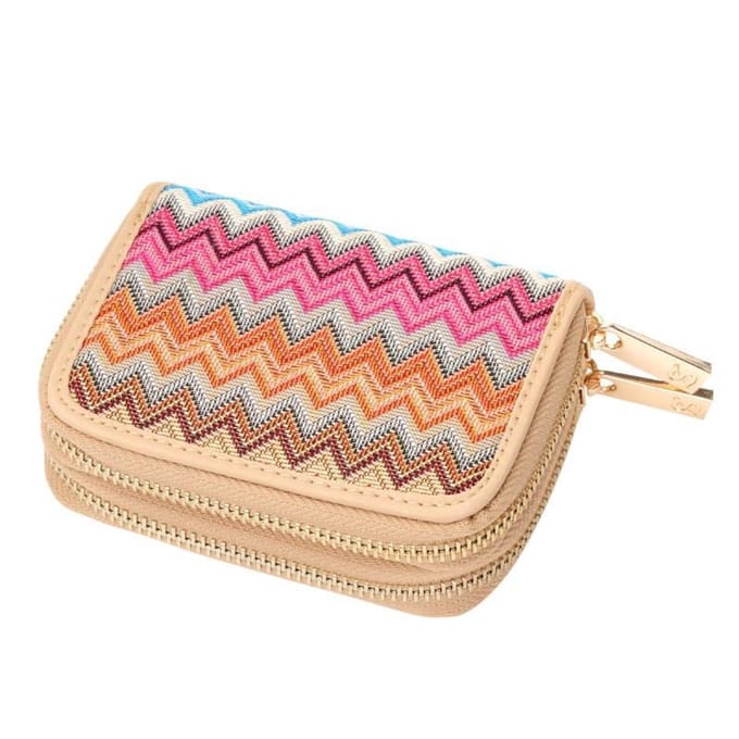 Signare - Portemonnee Credit Card Houder - Gobelin - Aztec