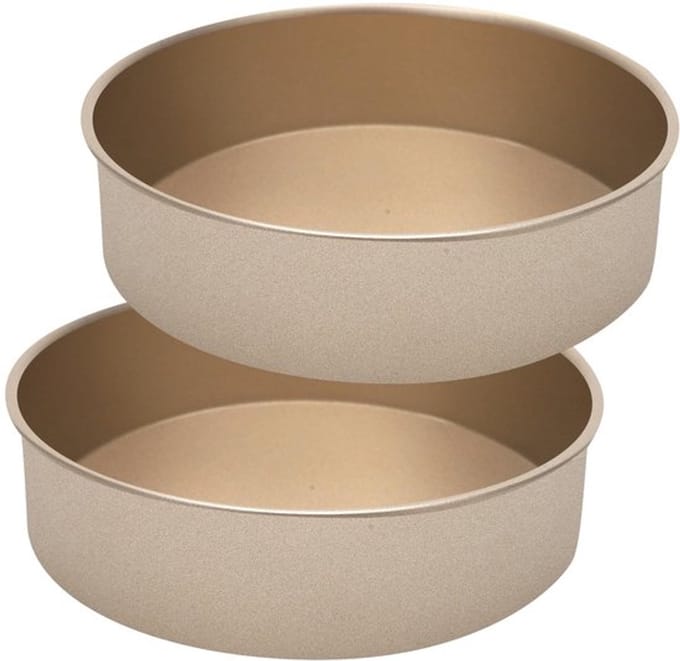 Allecto - Ronde Bakvorm - Set van 2 Bakvormen - Antiaanbaklaag - 24