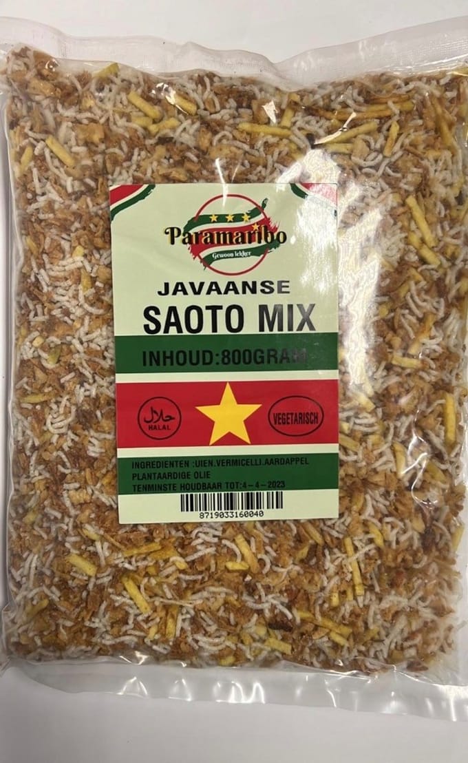 Paramaribo | Javaanse Saoto Soep Mix | Vegetarisch | 800 gram
