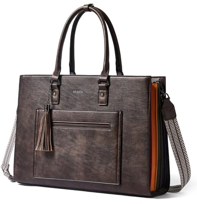 Dames Handtas Laptop Bag Schoudertas Voor Werk en School