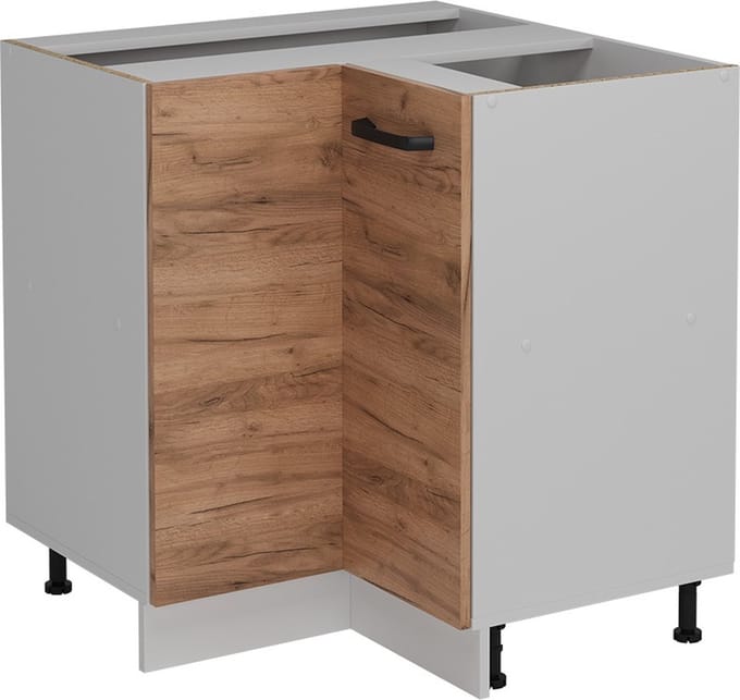 Vicco R-Line Hoekkast – 75.6 cm zonder werkblad Krachtige eik goud