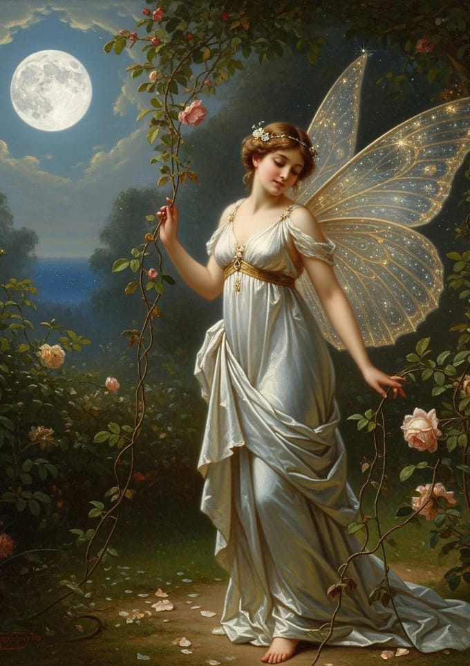 Moon Goddess - Mint by Michelle decoupage papier - A3
