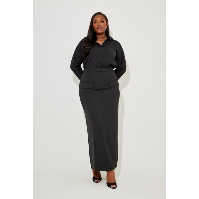 Odd Muse Maxi Skirt Black Größe: XXL | Maxiröcke Outlet | Damen | Schwarz
