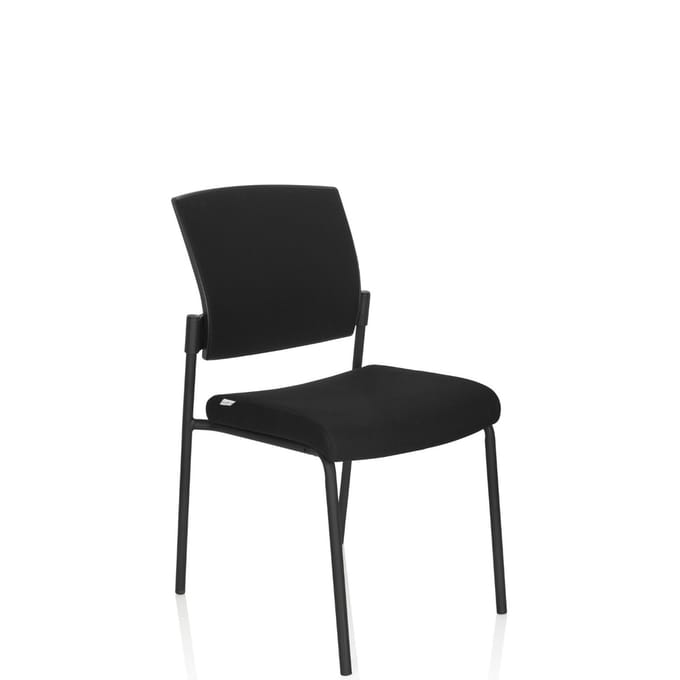 Vergaderstoel / bezoekerstoel K9 VPRO netstof zwart hjh OFFICE