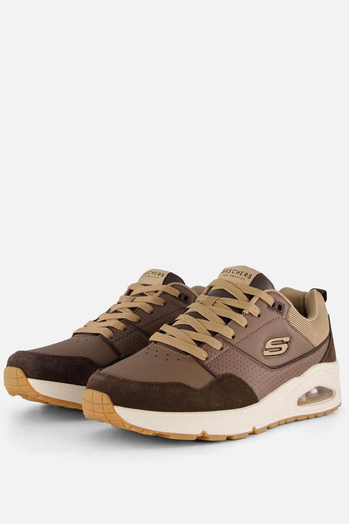 Skechers Skechers Uno-Retro One Sneakers bruin Suede