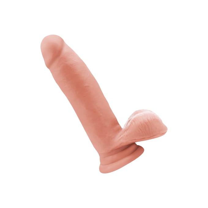 Dreamtoys Mr. Dixx 6.9 inch Dual Density dildo - beige - 17 cm