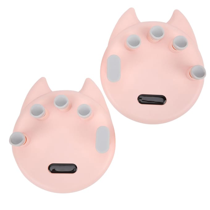 2 Pièces Entraîneurs de Doigts de Piano Correction de la Posture Renforcer Accessoire d'Instrument pour Débutant Rose white