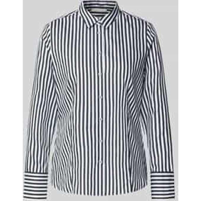 Overhemdblouse met knoopsluiting