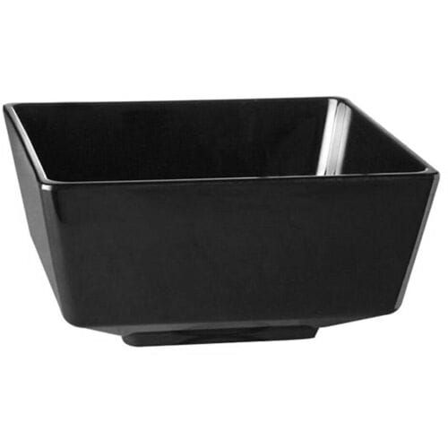 GGM Gastro (6 Stück) Schale - FLOAT - Melamin - 4,7 Liter - eckig - Schwarz