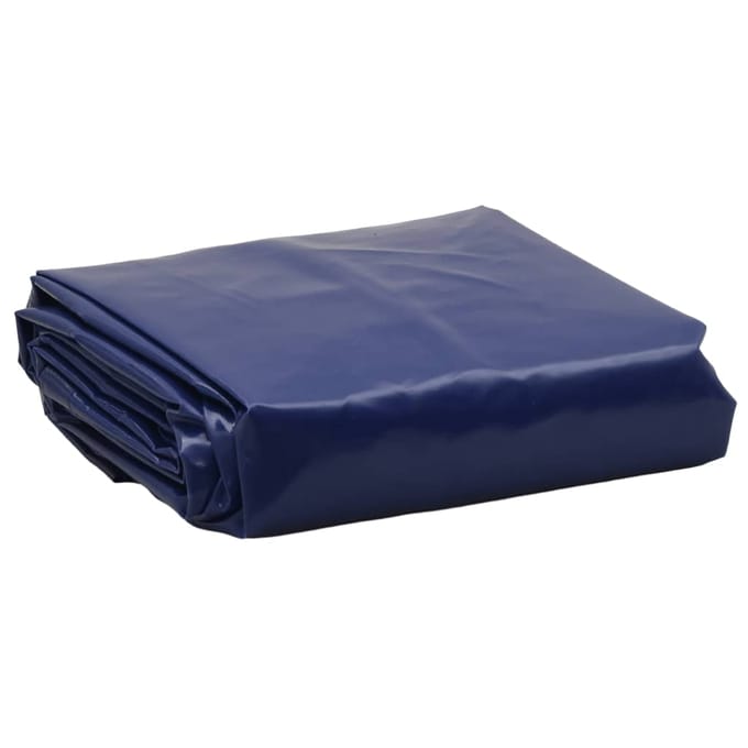 vidaXL - Zeil - 650g - / - m² - Blauw - 2,5 - x - 4,5 - m - Canvas - met - PVC-coating