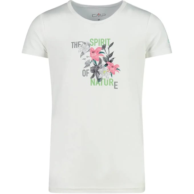 T-shirt met een brede hals voor meisjes CMP