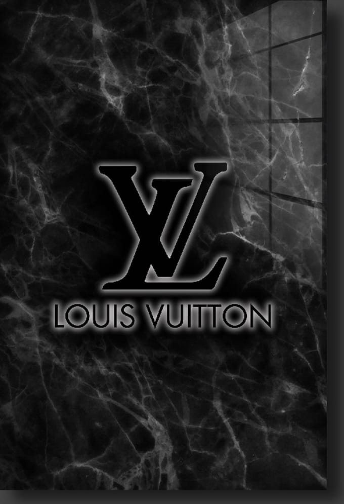 LV schilderij op plexiglas 60x90cm