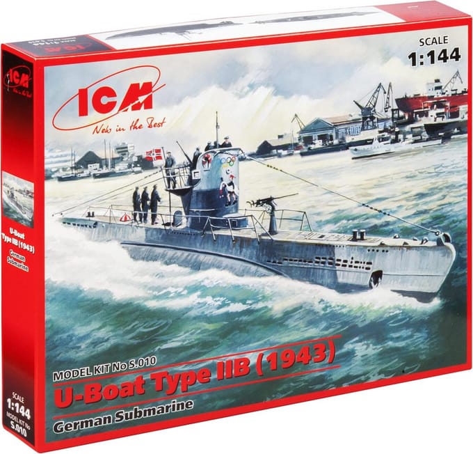 Schaalmodel Onderzeeër Duits WOI 1:144 Plastic Bouwset