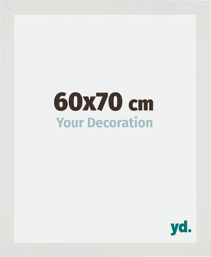 Your Decoration - Fotolijst 60x70 cm - MDF - Wit Mat - Mura