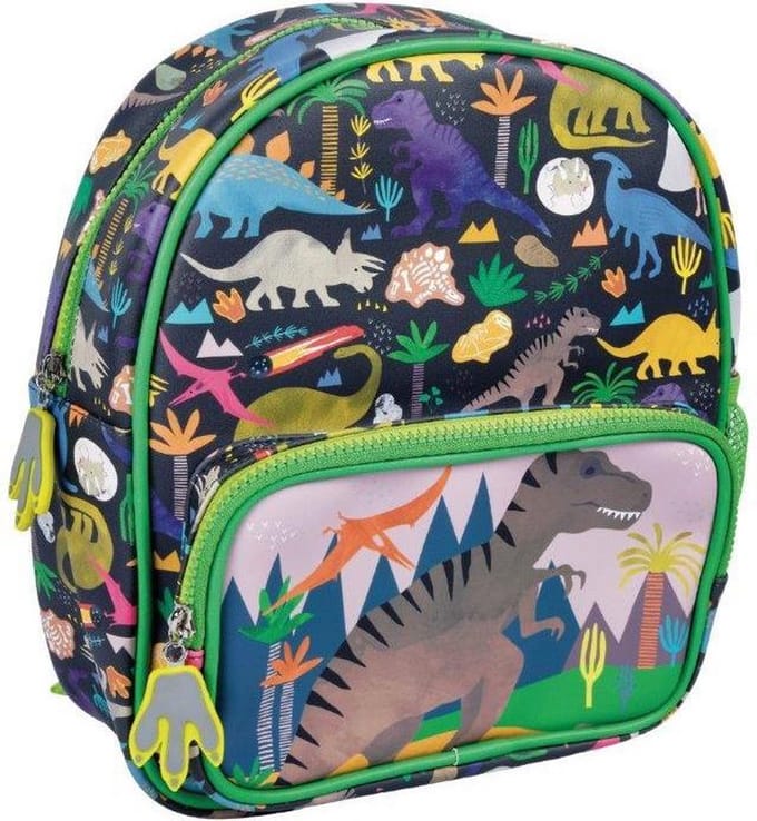 Floss & Rock Peuterrugzak Dinosaurus - 28 x 23 x 9 cm - PVC