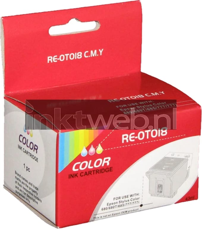 Huismerk Epson T018 kleur (Huismerk (compatible))