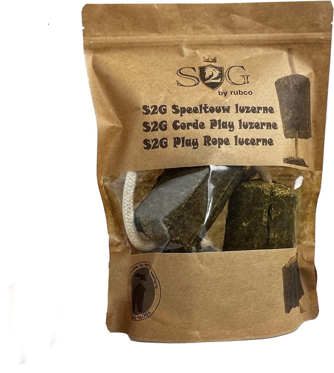 S2G SPEELTOUW LUZERNE SNACK 1KG (1PC)