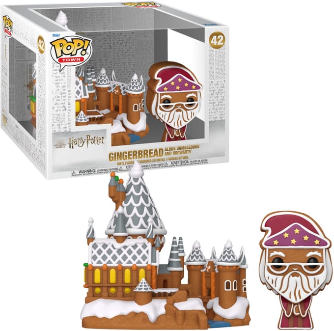 Funko POP! Town Albus Dumbledore and Hogwarts (Gingerbread) 42 Harry Potter Holiday