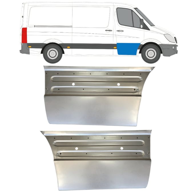 Reparatiepaneel voor deur voor Mercedes Sprinter 2006-2018 / Links + Rechts