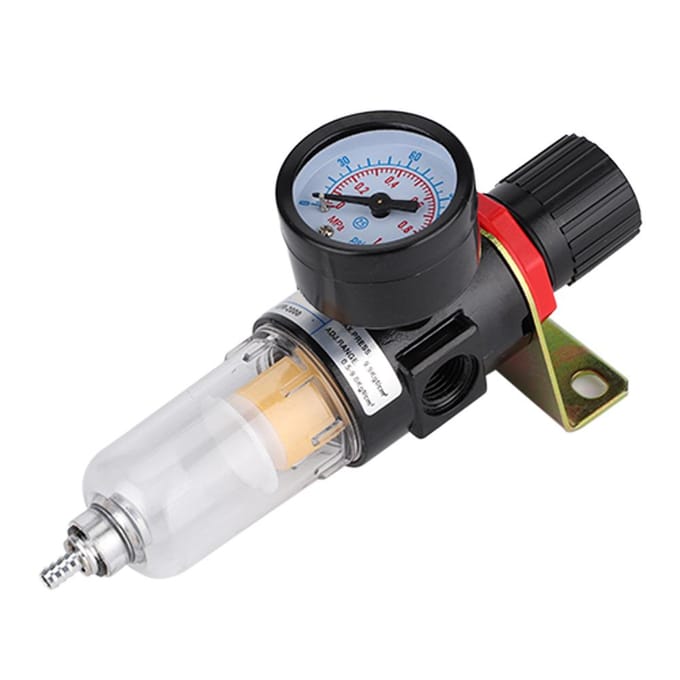 1 4 Luchtcompressor Filter Regulator Waterdruk Vochtval Afscheider Reiniger Gereedschap
