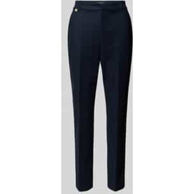 straight fit broek van katoenmix