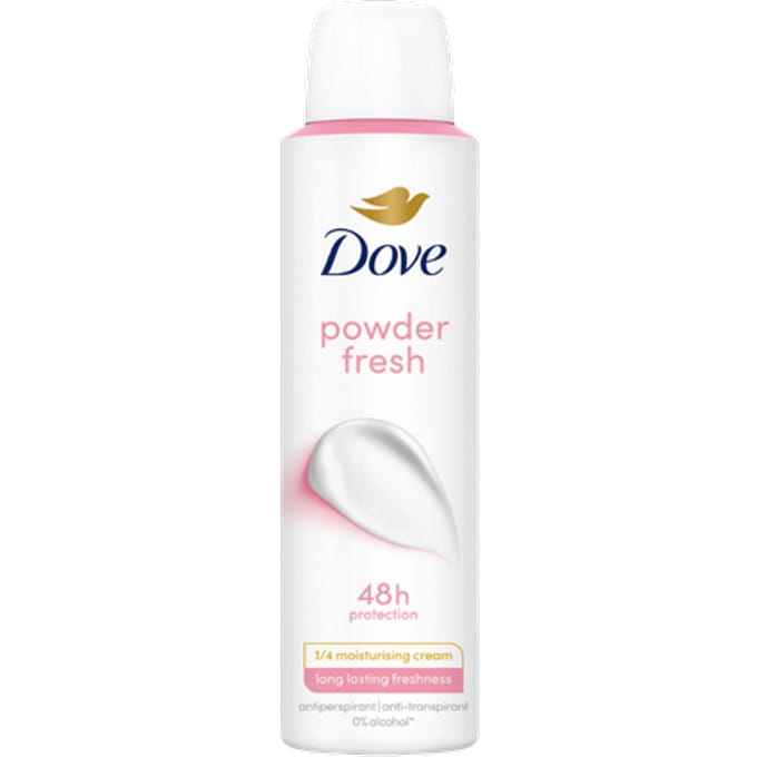 Dove Powder Fresh 48h Anti-Perspirant Deodorant Spray - 150 ml