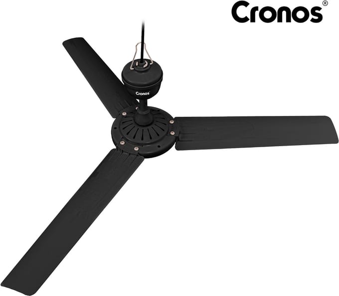 Cronos FC11-70 - Plafondventilator - Ø 70 cm - Met afstandsbediening - Zwart