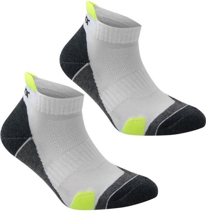 Karrimor korte Hardloopsokken (2 paar) - Unisex - Wit - 35-40