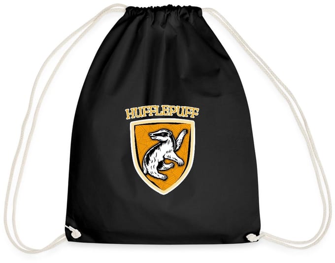 Harry Potter Hufflepuff Logo small Gymtas