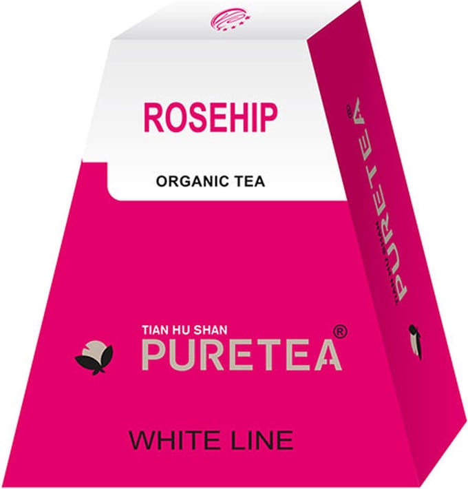 PURETEA Rosehip - Biologische Thee - 72 stuks