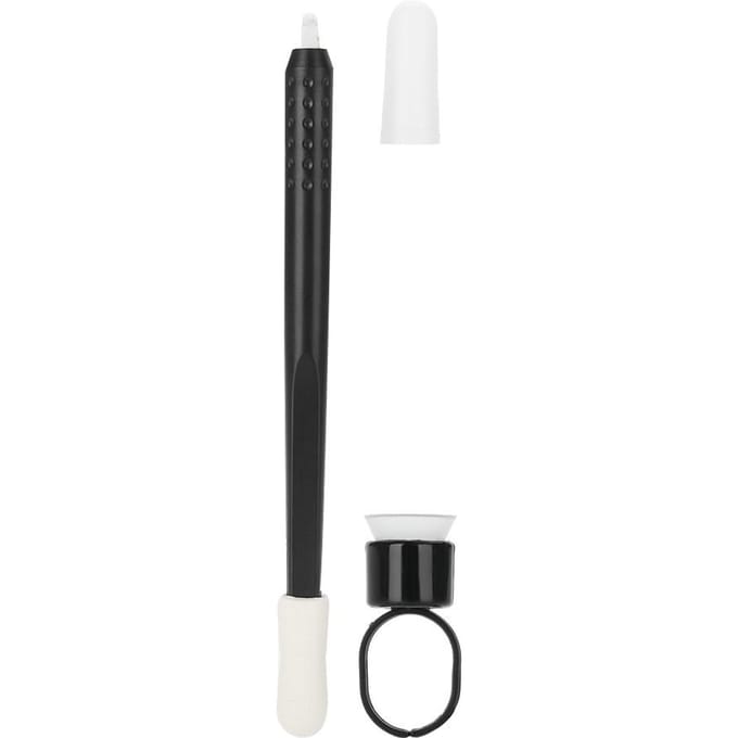 Stylo de Microblading jetable, crayon à sourcils manuel, stylo de broderie Semi-Permanent 18U black