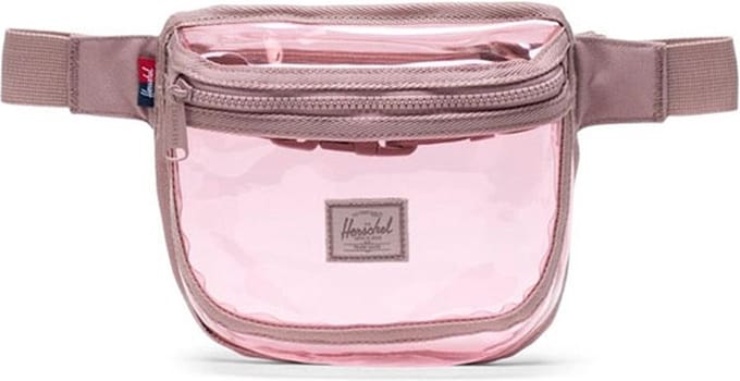 Herschel Fifteen - Ash Rose | Heuptas | 2L | Clear Bags - Roze