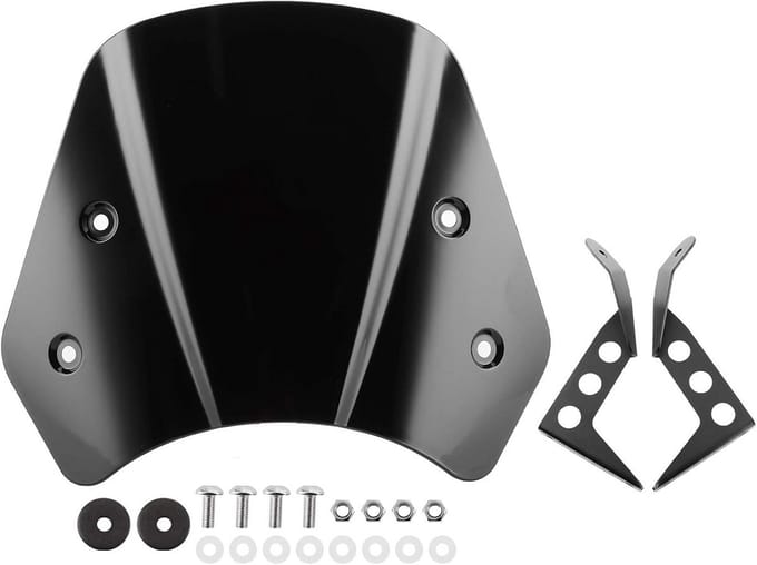 Verstelbaar Windscherm voor Motorfietsen - Geschikt voor 125cc en Dirtbikes