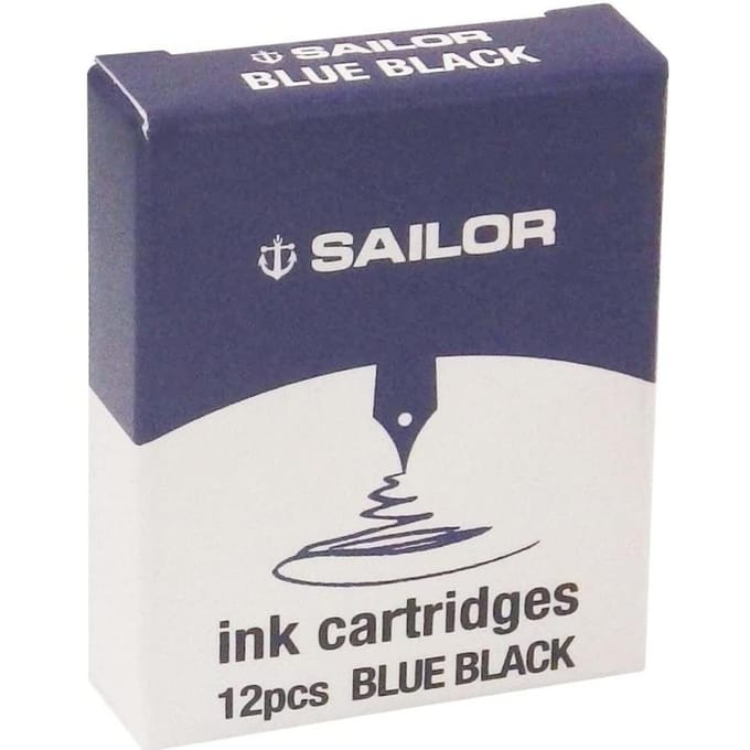 Sailor Inkt Cartridges - Blue Black