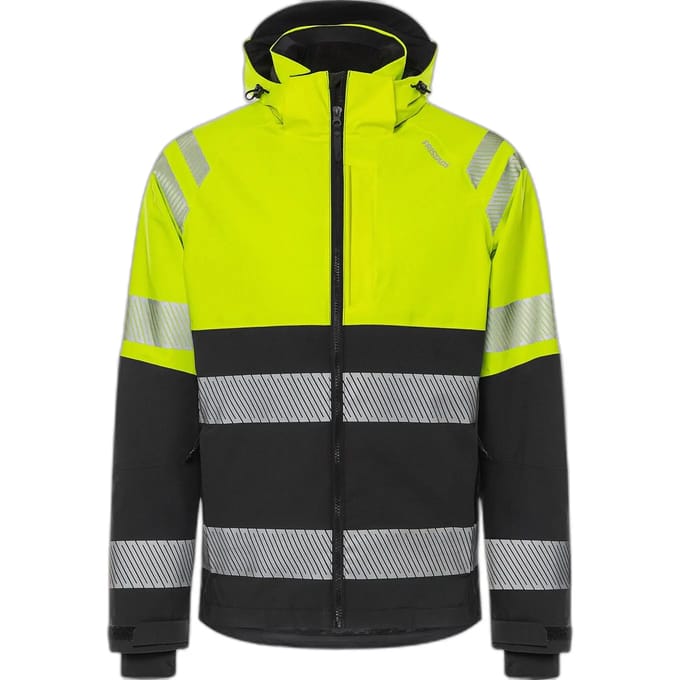 Fristads Hogezichtbaarheids stretch shelljack klasse 2 4690 GLS - Hi-Vis geel/zwart - M