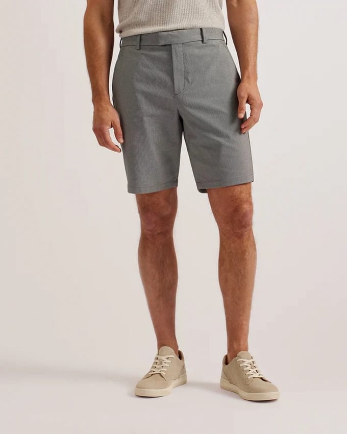 Ted Baker MMS-KATFORD Birds eye lobby shorts 34