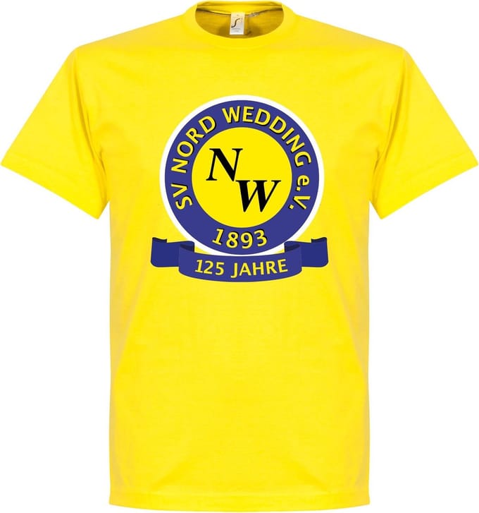 SV Nord Wedding Centenary T-Shirt - Geel - L