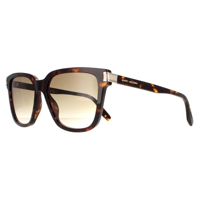 Marc Jacobs Vierkant Mannen Havana Bruin Gradiënt Marc 567/s