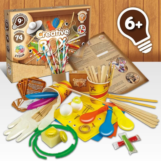 Lexium Knutselkoffer - Knutselset - Knutseldoos - Knutselbox - Creatief Speelgoed voor Kinderen - Knutselen Meisjes - Knutselen Jongens