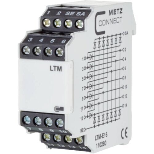 Metz Connect LTM-E16 Lampentestmodule 250, 250 V/AC, V/DC (max) Piece 1 stuk(s)