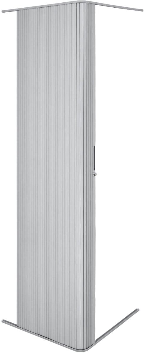 Oprolbare douchedeur camper - zilver - 200x60cm - trim-to-fit