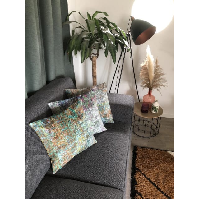 Gek op kussens! Sierkussen velvet tanger 2 | 45 x 45 cm | velvet/polyester