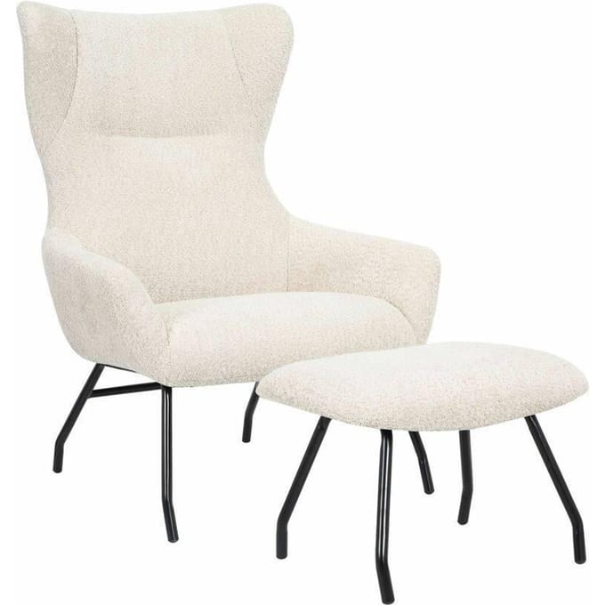 Fauteuil Sunala met voetenbankje | NADUVI Collection