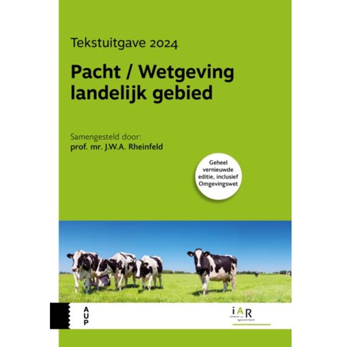 Pacht / Wetgeving Landelijk Gebied - Jeroen Rheinfeld